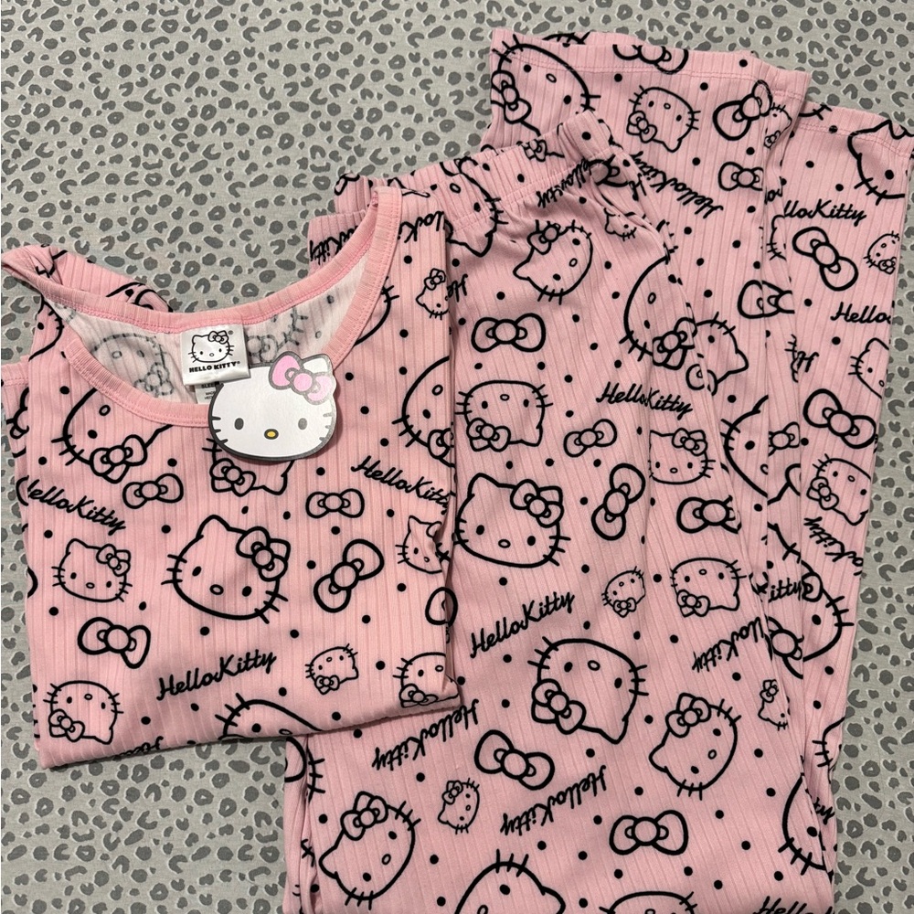 Hello Kitty Pink Kids Pajamas